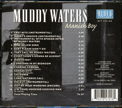 Muddy Waters - Manish Boy Music CD