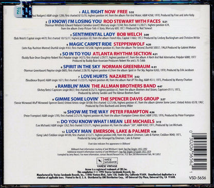 Peter Frampton, Rod Stewart, The Allman Brothers Band, Nazareth, Etc. - All Rock & Roll Classics Volume 2: Arrow 93.7 FM Music CD