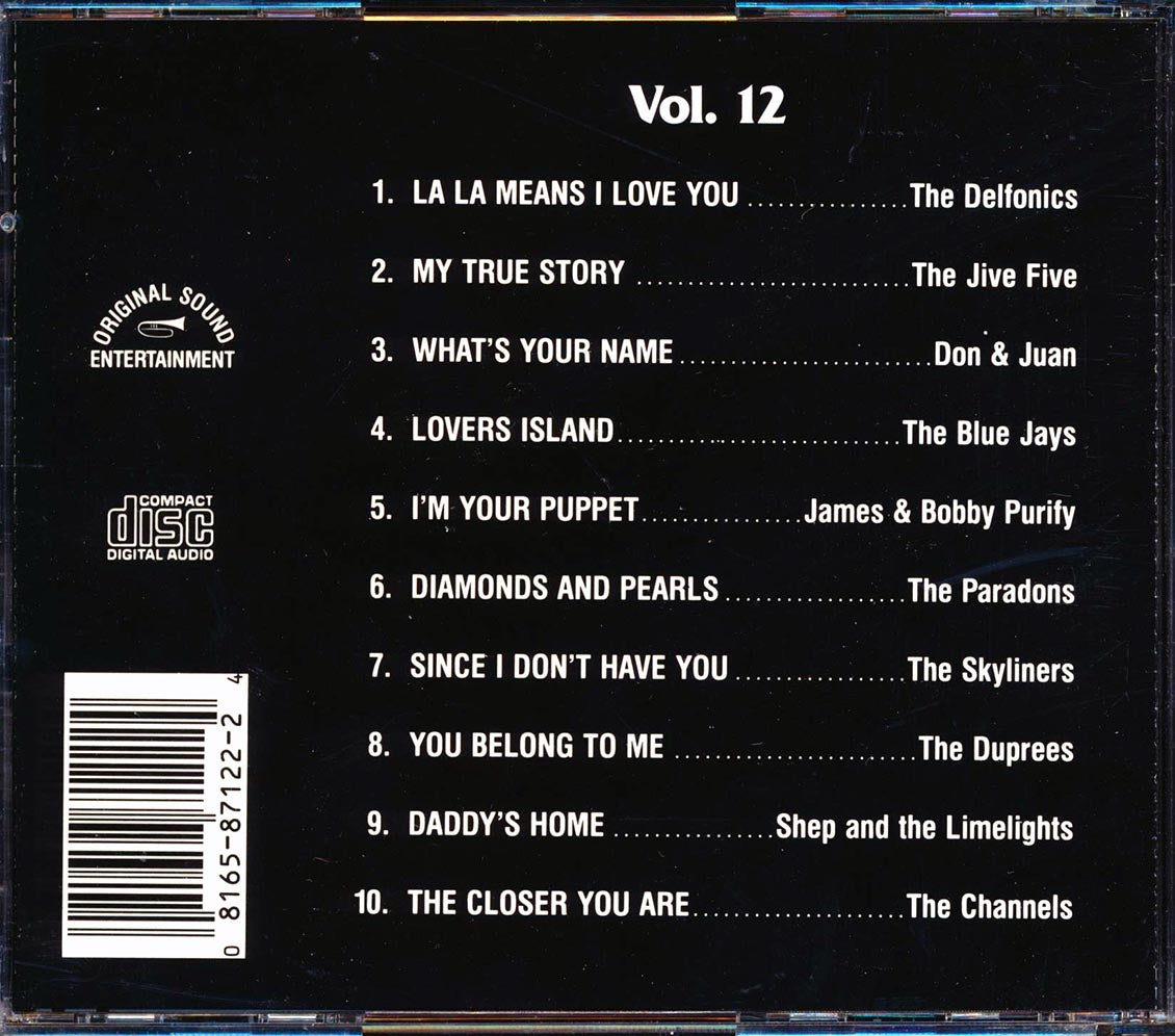 Don & Juan, The Delfonics, The Blue Jays, The Duprees, Shep & The Limelights, Etc. - Golden Oldies Volume 12: The Original Rock 'n' Roll Hits Music CD
