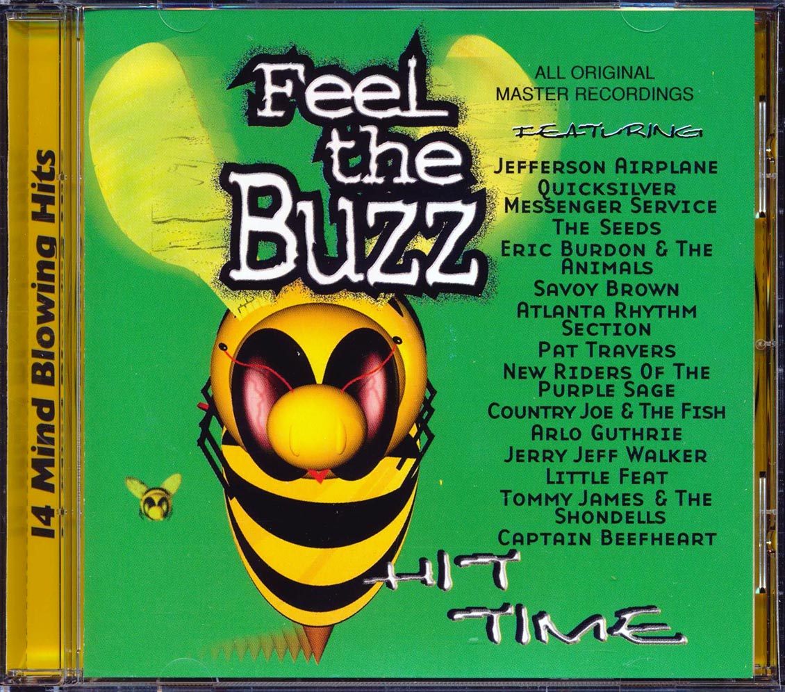 Jefferson Airplane, Quicksilver Messenger Service, The Seeds, Eric Burdon & The Animals, Etc. - Feel The Buzz: Hit Time Music CD