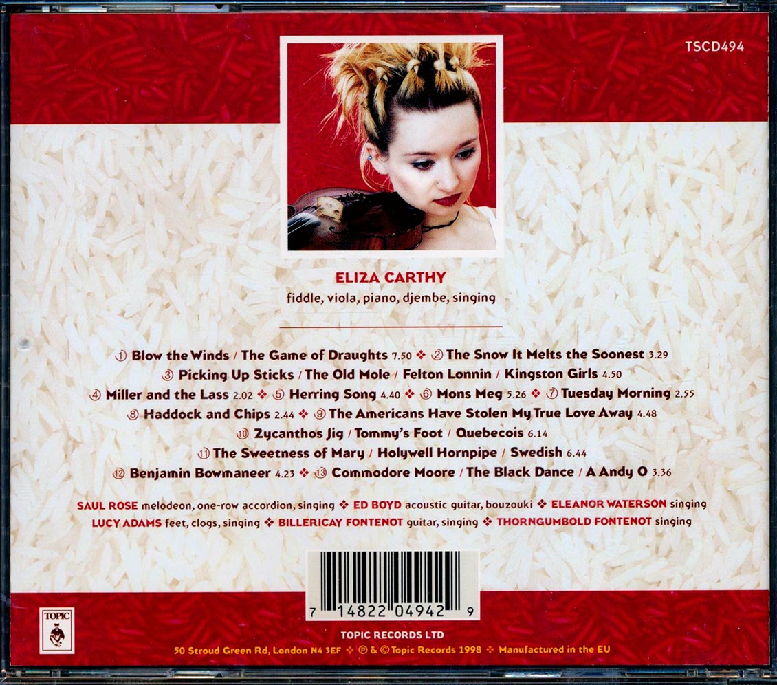 Eliza Carthy - Rice Music CD