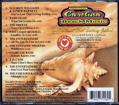 Various - Original Carolina Beach Music: You've Lost That Loving Feelin' Music CD