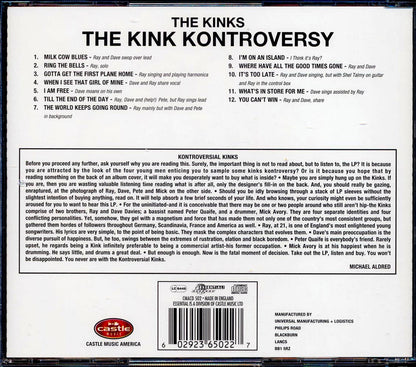 The Kinks - The Kink Kontroversy Music CD