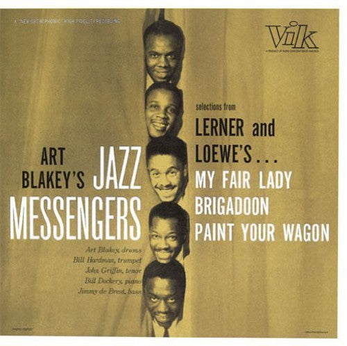 the album cover for Art Blakey & The Jazz Messengers - Play Lerner & Loewe
