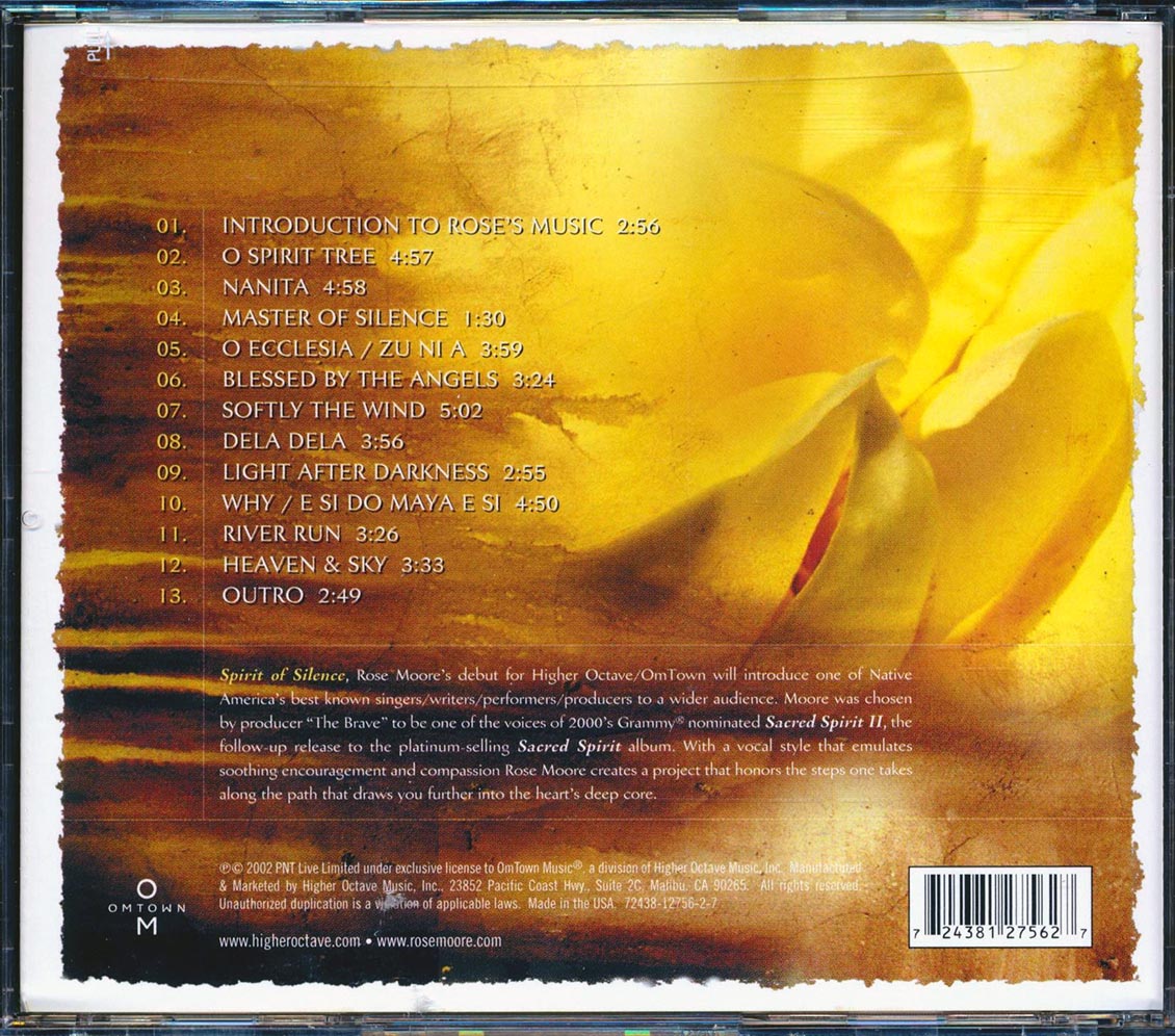 Rose Moore - Spirit Of Silence Music CD