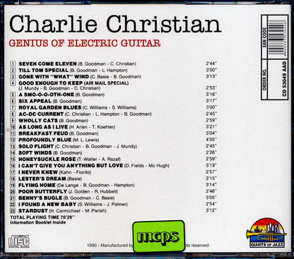Charlie Christian - Genius Of Electric Guitar (with Benny Goodman, Count Basie, Etc.) Music CD