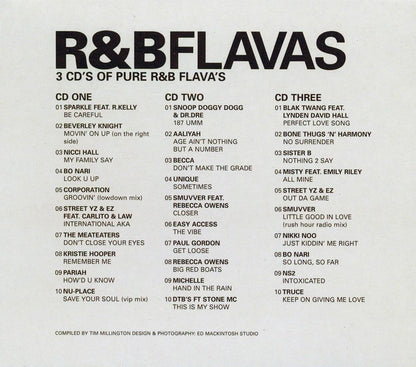 Dr. Dre, Snoop Doggy Dogg, R Kelly, Etc. - R&B Flavas: 3 CD's Of Pure R&B Flavas (30 tracks) (3xCD) (box set) Music CD
