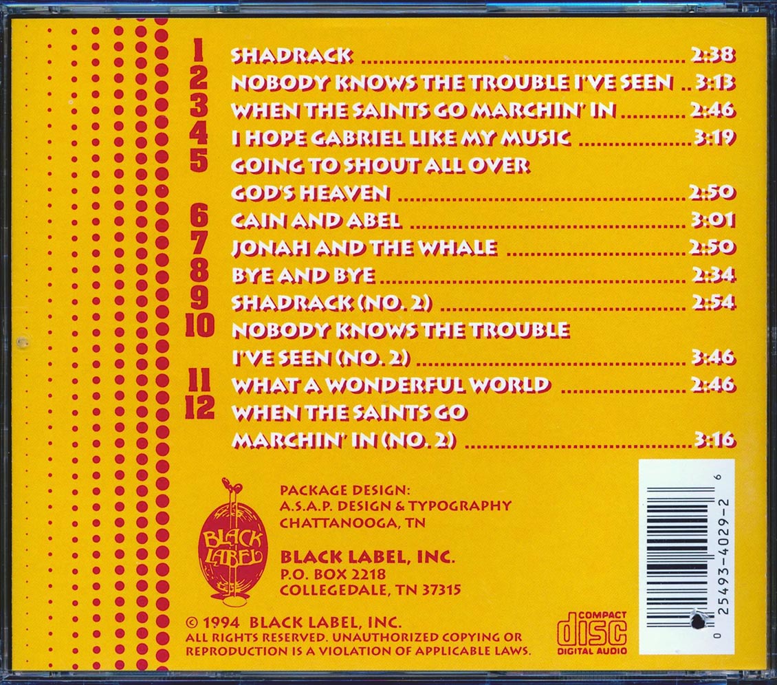 Louis Armstrong - Gospel According To Louis Music CD