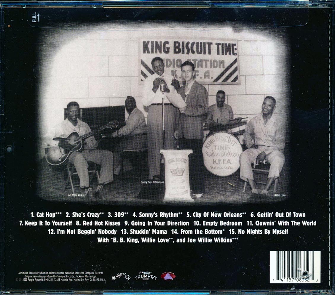 Sonny Boy Williamson - I Ain't Beggin Nobody (with BB King, Willie Love, Joe Willie Wilkins) (marked/ltd stock) Music CD