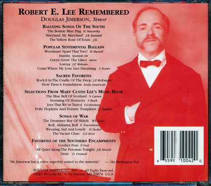 Douglas Jimerson - Robert E. Lee Remembered Music CD