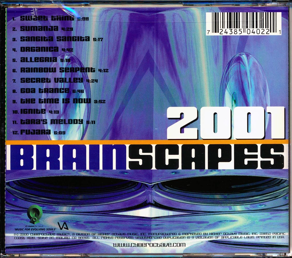Brainscapes - 2001 Music CD