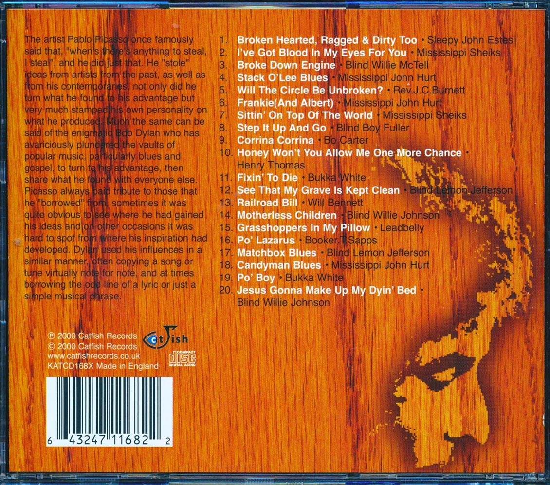 Blind Willie McTell, Leadbelly, Blind Lemon Jefferson, Etc. - The Early Blues Roots Of Bob Dylan (20 tracks) Music CD