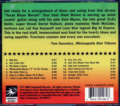 Zuzu Bollin, Darrell Nulisch, Sam Myers - Hash Brown's Texas Blues Revue Music CD