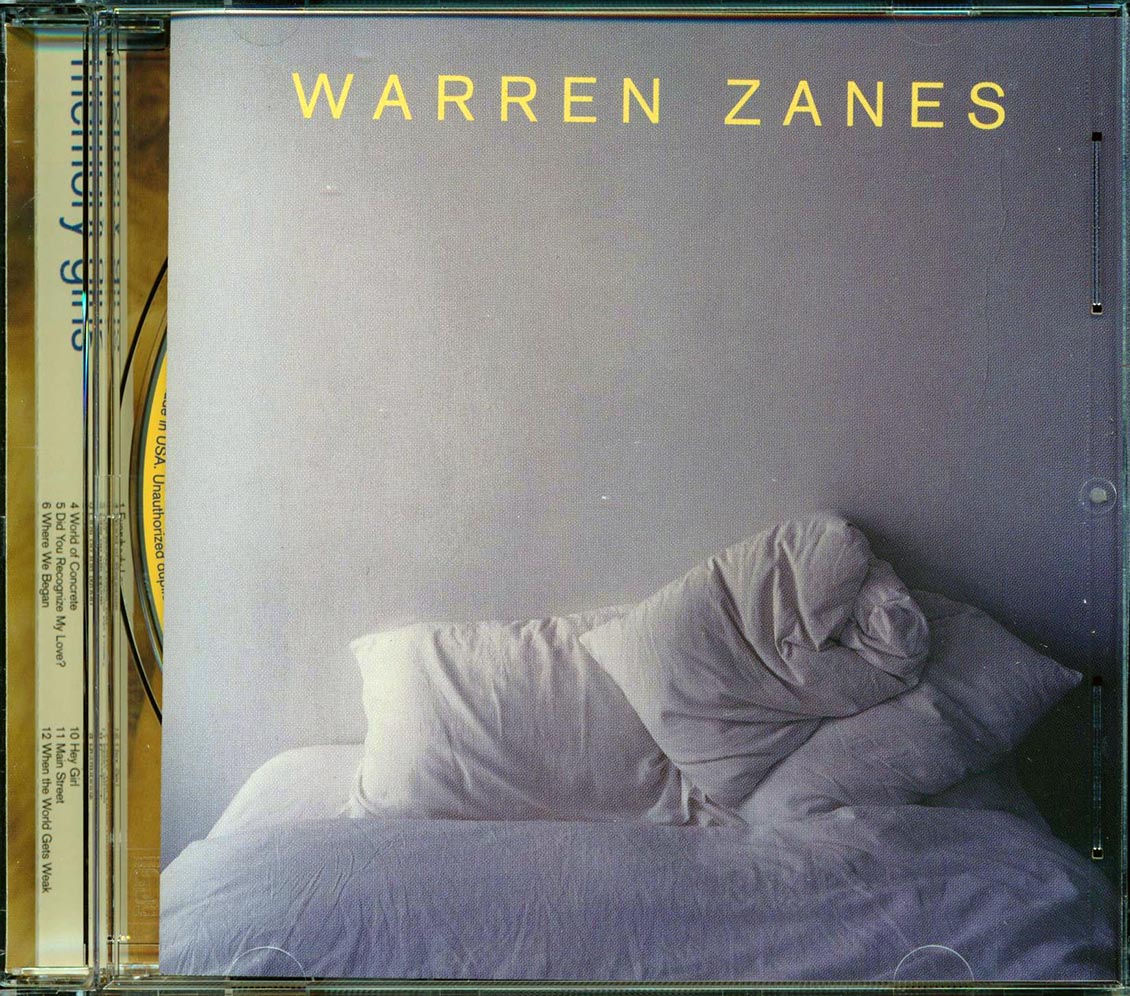 Warren Zanes - Memory Girls Music CD