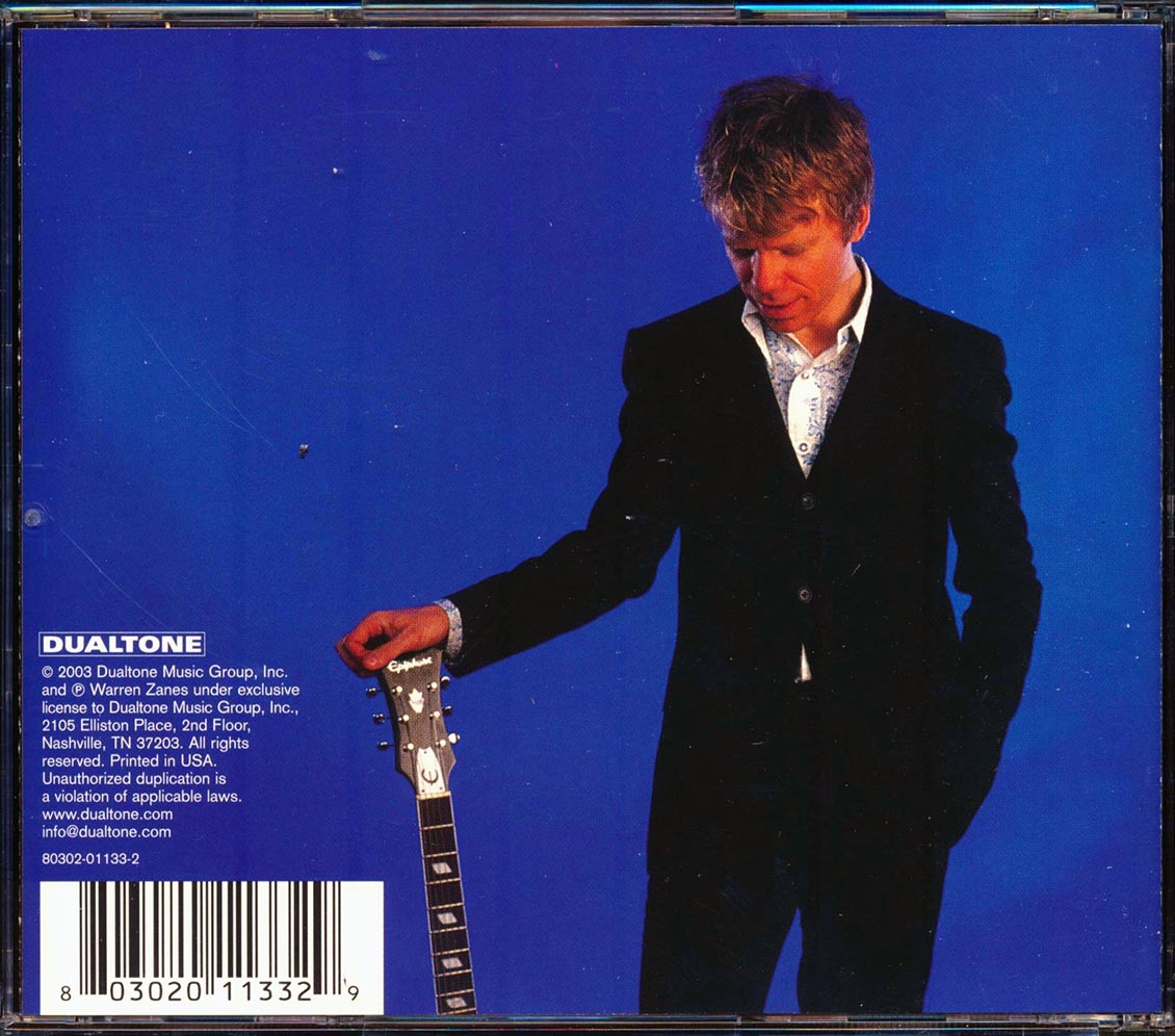 Warren Zanes - Memory Girls Music CD