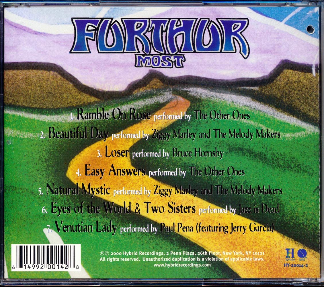 Jerry Garcia Bruce Hornsby Ziggy Marley Etc Furthur Most marked/ltd stock Music CD