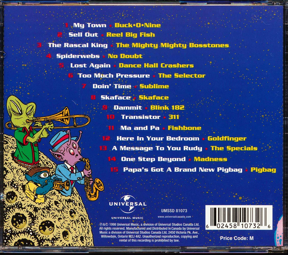 Blink-182, The Selecter, The Speicals, The Mighty Mighty Bosstones, Etc. - Ska Trax: The New Generation Music CD