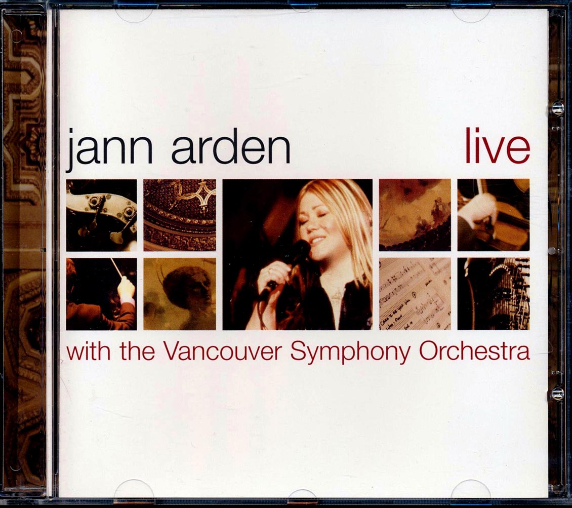 Jann Arden - Live With The Vancouver Symphony Orchestra Music CD