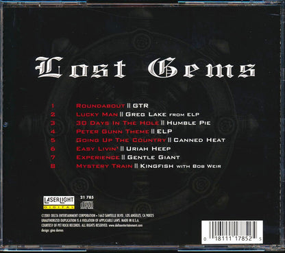 Canned Heat, GTR, Uriah Heep, Gentle Giant, Etc. - Lost Gems Music CD