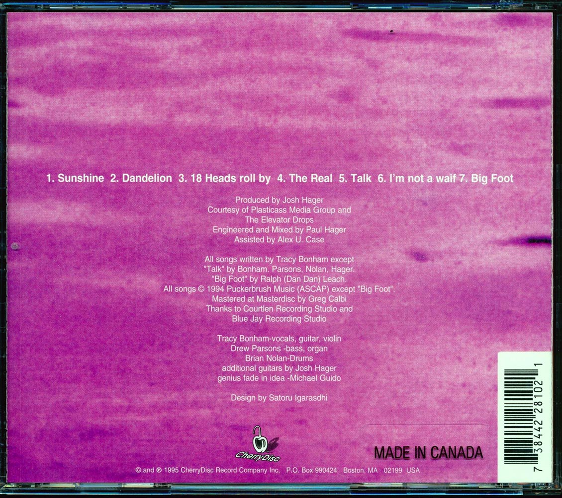 Tracy Bonham - The Liverpool Sessions Music CD