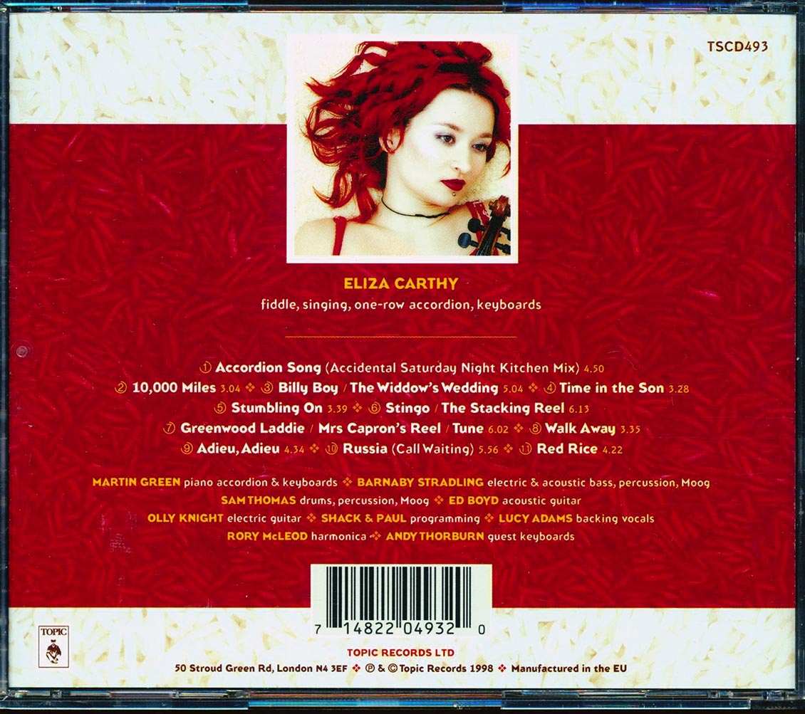 Eliza Carthy - Red Music CD