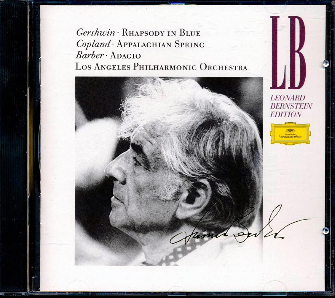 Gershwin, Copland, Barber - Rhapsody In Blue + Appalachian Spring + Adagio: Los Angeles Philharmonic Orchestra (leonard Bernstein Edition) Music CD