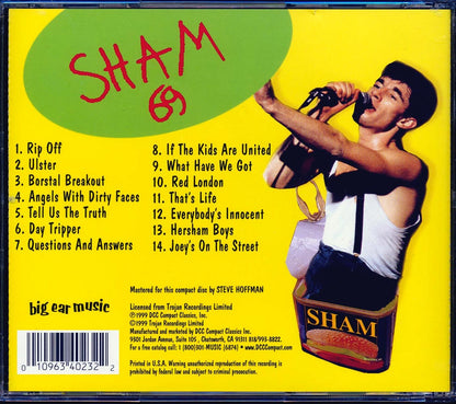 Sham 69 - Green Eggs And Sham: Live Music CD