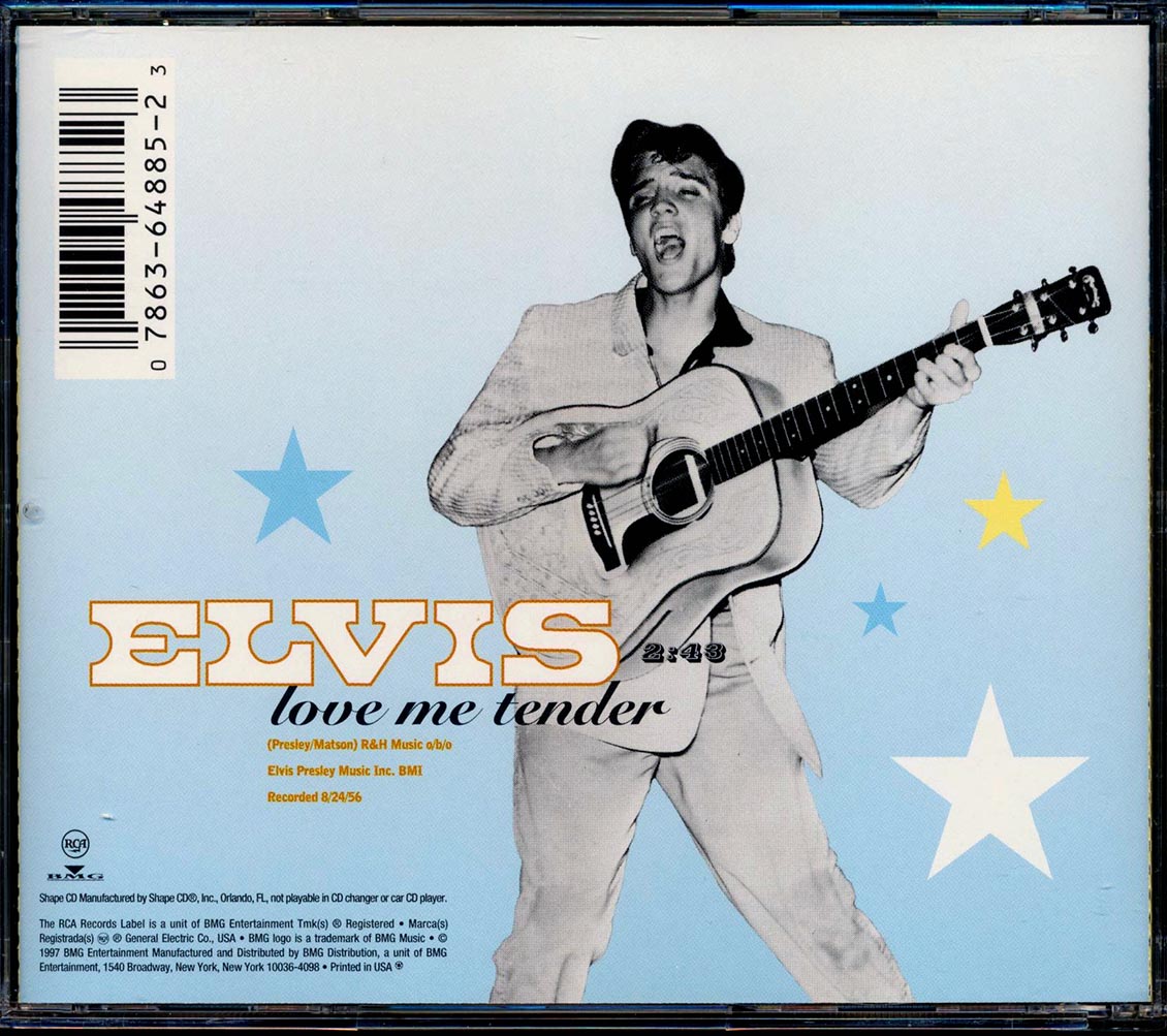 Elvis Presley - Love Me Tender (CD Single) (shaped CD) Music CD