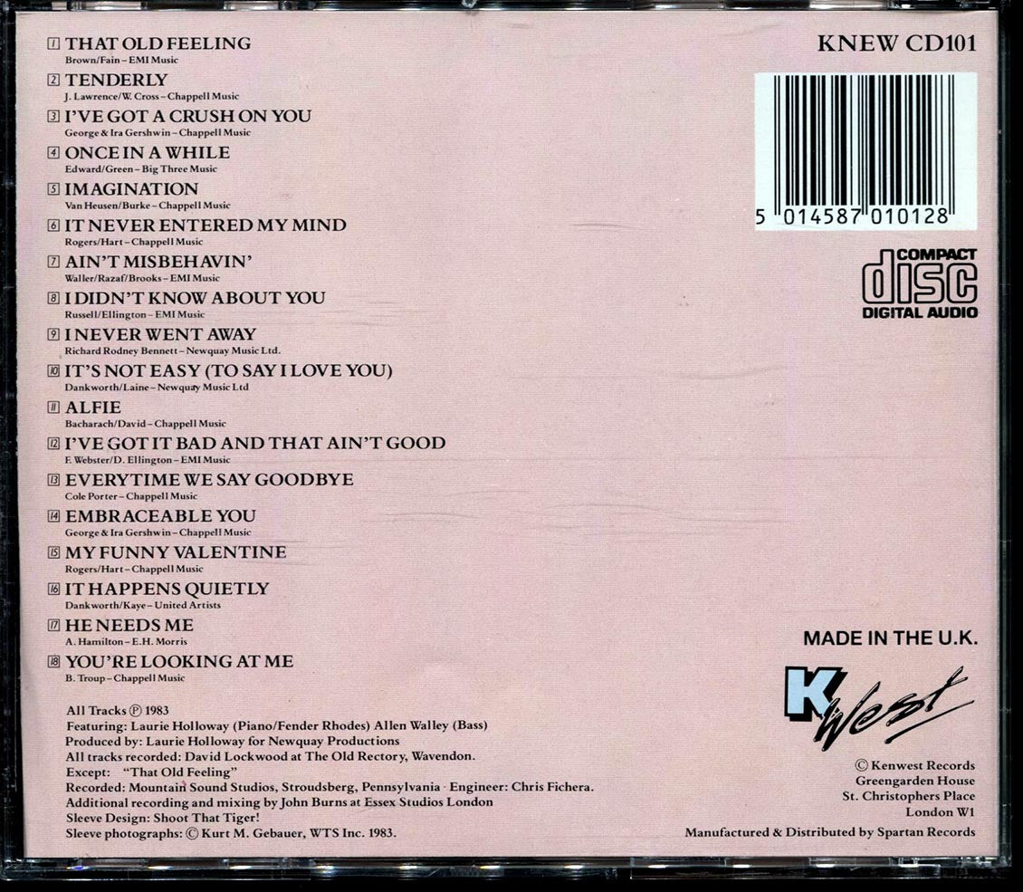 Cleo Laine - That Old Feeling Music CD