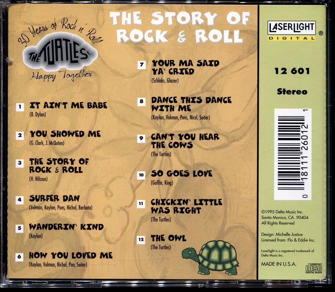The Turtles - The Story Of Rock & Roll Music CD