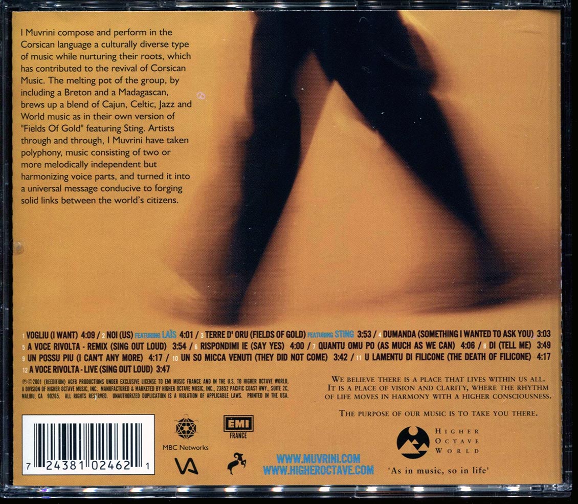 I Muvrini - I Muvrini Music CD