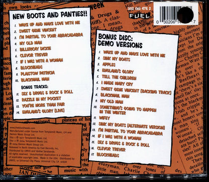 Ian Dury - New Boots And Panties!! (31 tracks) (2xCD) (marked/ltd stock) Music CD