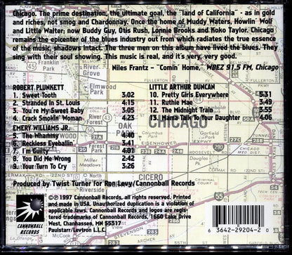 Robert Plunkett, Emery Williams Jr., Little Arthur Duncan - Blues Across America: The Chicago Scene Music CD