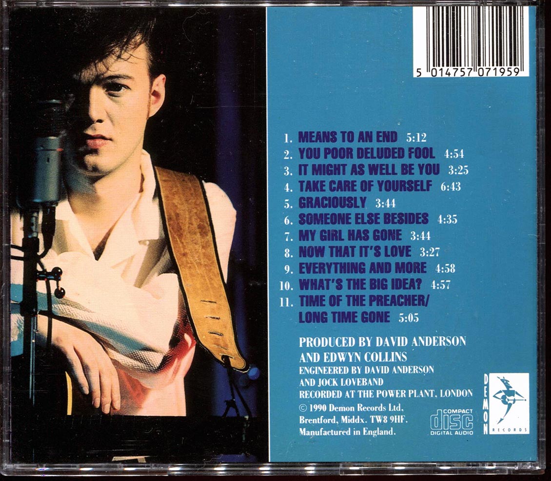 Edwyn Collins - Hellbent On Compromise Music CD