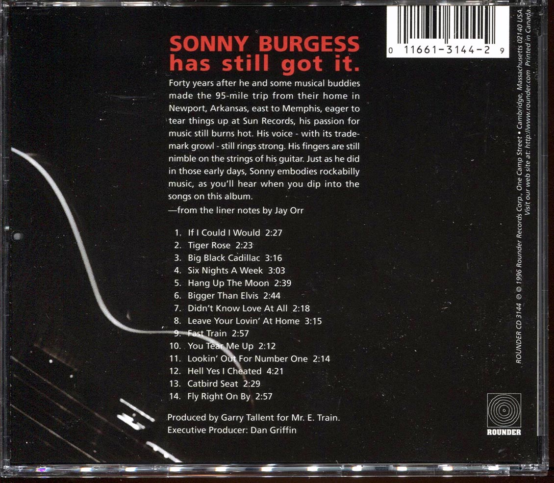 Sonny Burgess - Sonny Burgess (marked/ltd stock) Music CD