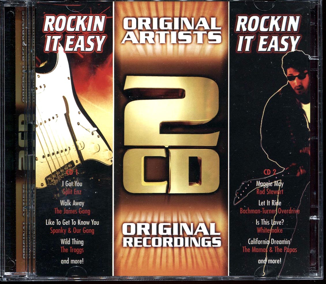 Rod Stewart, Steve Sinwood, Whitesnake, Night Ranger, 10CC, Split Enz, Etc. - Rockin It Easy (20 tracks) (2xCD) Music CD