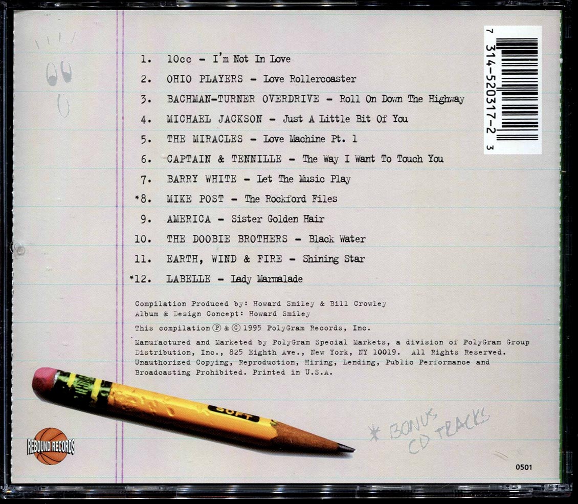 Michael Jackson 10CC America The Doobie Brothers Etc Class Reunion Greatest Hits Of 1975 Music CD