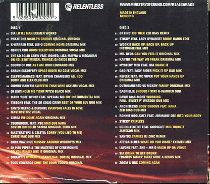 Mr. Reds, So Solid Crew, Genuis Cru, Wookie, Etc. - Real Garage Mixed Live By Masterstepz (40 tracks) (2xCD) (incl. large booklet) Music CD