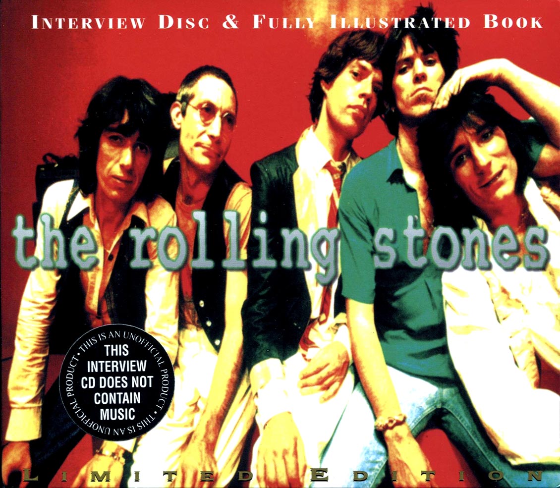 The Rolling Stones Fully Illustrated Book And Interview Disc Music CD