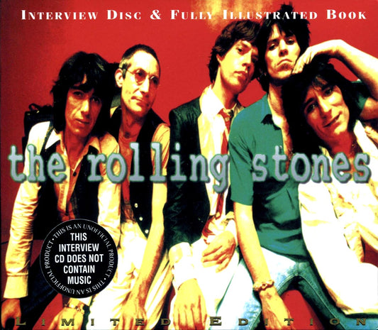 The Rolling Stones Fully Illustrated Book And Interview Disc Music CD
