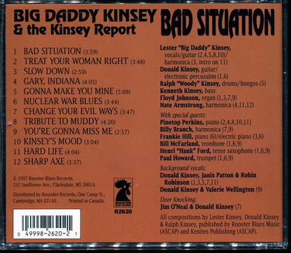 Big Daddy Kinsey & The Kinsey Report - Bad Situation Music CD