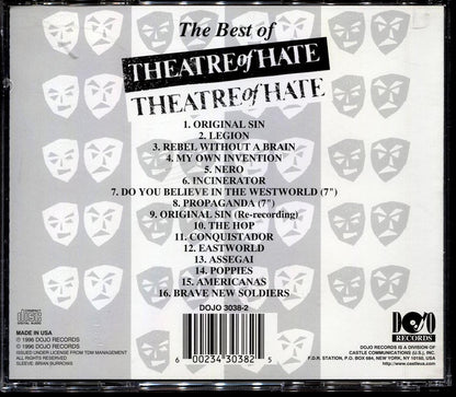 Theatre Of Hate - The Best Of Theatre Of Hate Music CD