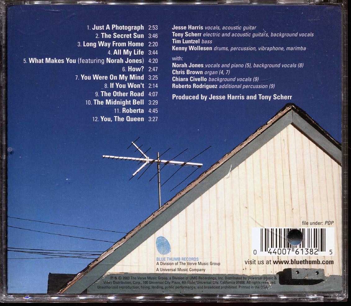 Jesse Harris & The Ferdinandos - The Secret Sun Music CD