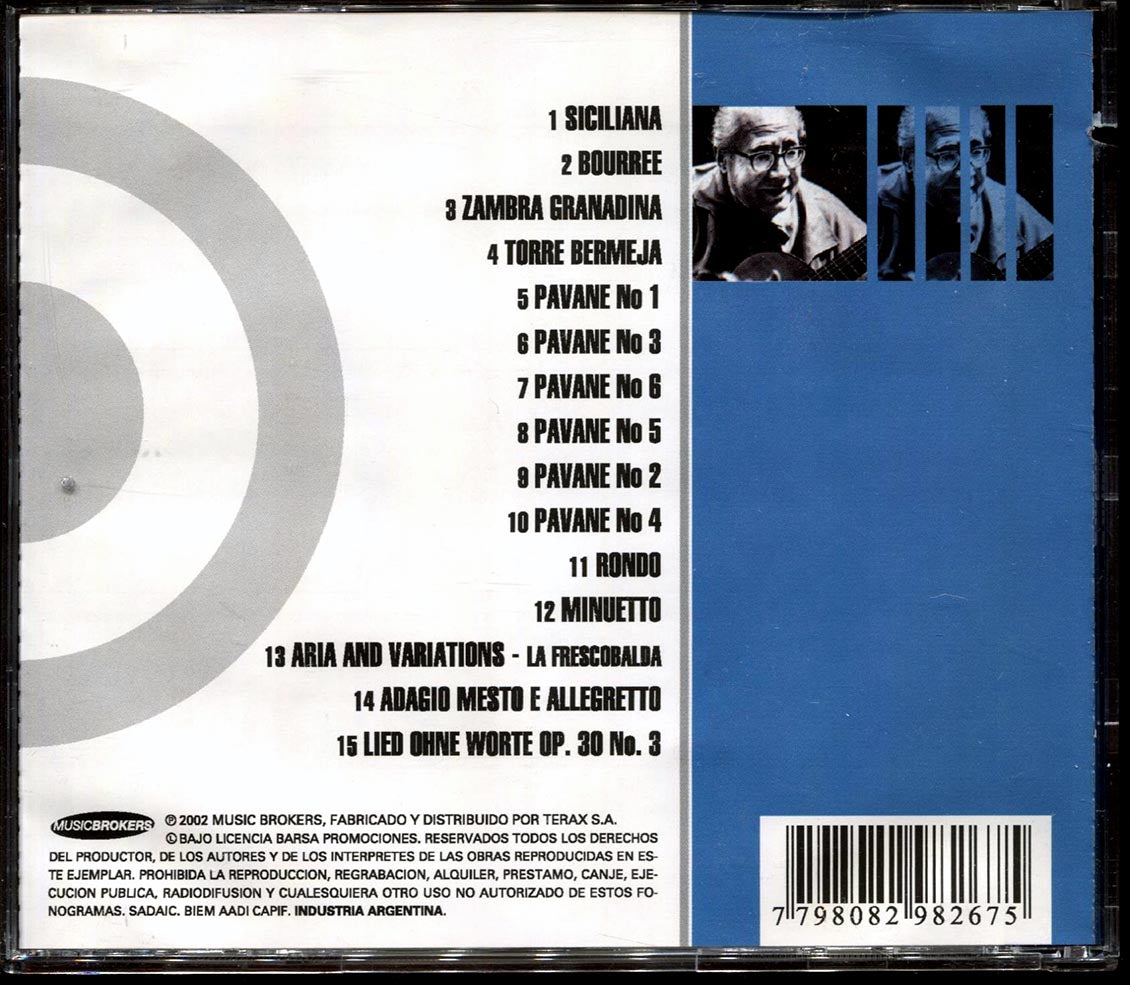 Andres Segovia Solo Lo Mejor De Music CD