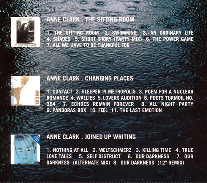 Anne Clark - The Last Emotion (The Sitting Room + Changing Places + Joined Up Writing) (26 tracks) (3xCD) Music CD