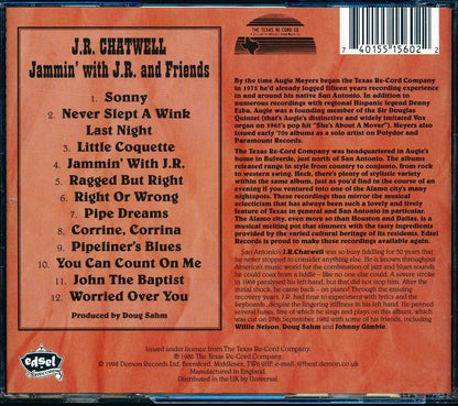 JR Chatwell, Willie Nelson - Jammin' With JR And Friends Music CD