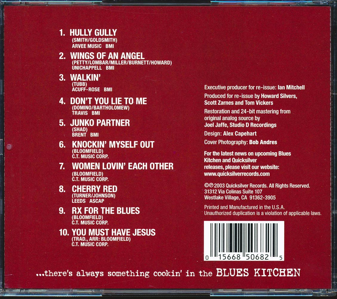 Michael Bloomfield Junko Partner Music CD