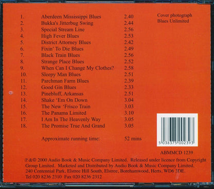 Bukka White - The Panama Limited Music CD