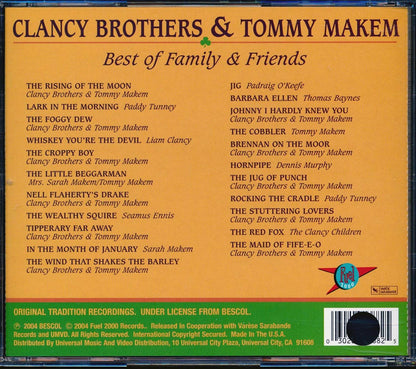 Clancy Brothers, Tommy Makem - Best Of Family & Friends (marked/ltd stock) Music CD