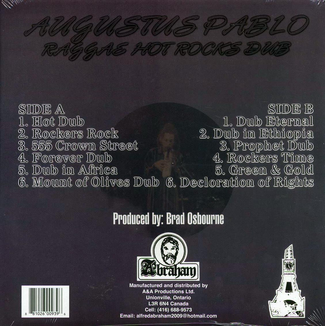 Augustus Pablo - Reggae Hot Rocks Dub Vinyl Record